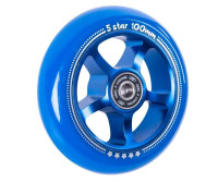 Колесо для самоката X-Treme 100*24мм 5 star blue