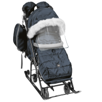 Санки-коляска детские NIKA Ника Детям НД7-5SК/6 ГРАФИТОВЫЙ Санки-коляска детские NIKA Ника Детям НД7-5SК/6 ГРАФИТОВЫЙ